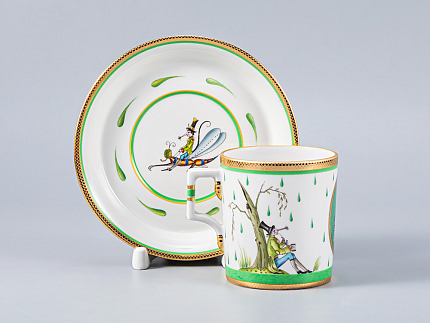 Сервиз чайный Гербовая Крысята-воришки, 6 персон 15 предметов, арт. 81.16925.00.1