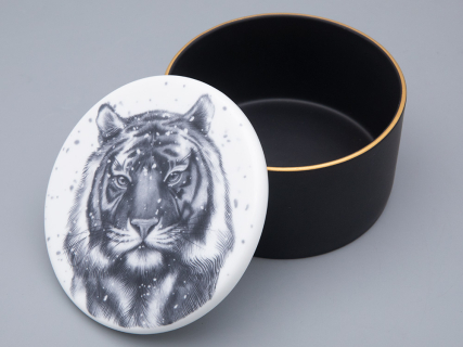 Шкатулка в подарочной упаковке, форма Идиллия, рисунок Тотем. Тигр арт. 81.31652.00.1, 