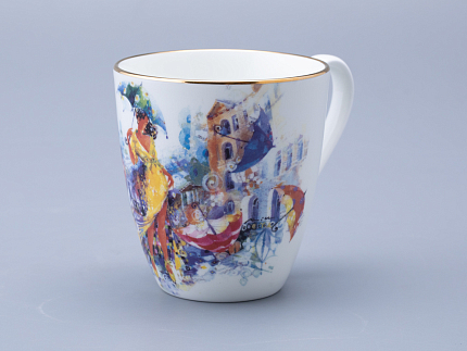 Бокал форма Вариации 450 мл рисунок Летающие зонтики, арт 80.70029.00.1