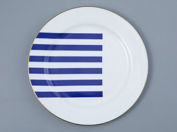 Тарелка плоская 200 мм Стандартная-2 рисунок Да и нет Синий арт. 80.44734.00.1, 