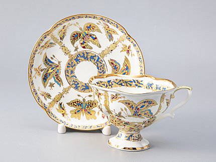 Сервиз кофейный форма Наташа рисунок Фантастические бабочки, 6 персон 20 предметов, арт. 81.20931.00.1