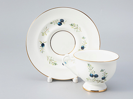 Чашка с блюдцем чайная форма Айседора рисунок Шикша арт. 81.26754.00.1