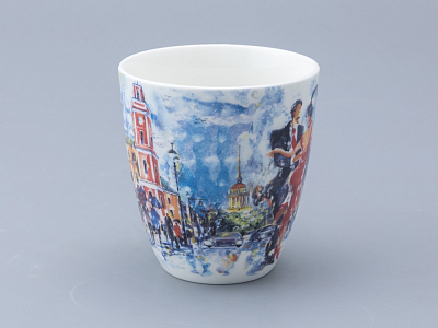 Бокал форма Вариации 450 мл рисунок Шпильки на Невском, арт 80.01242.00.1