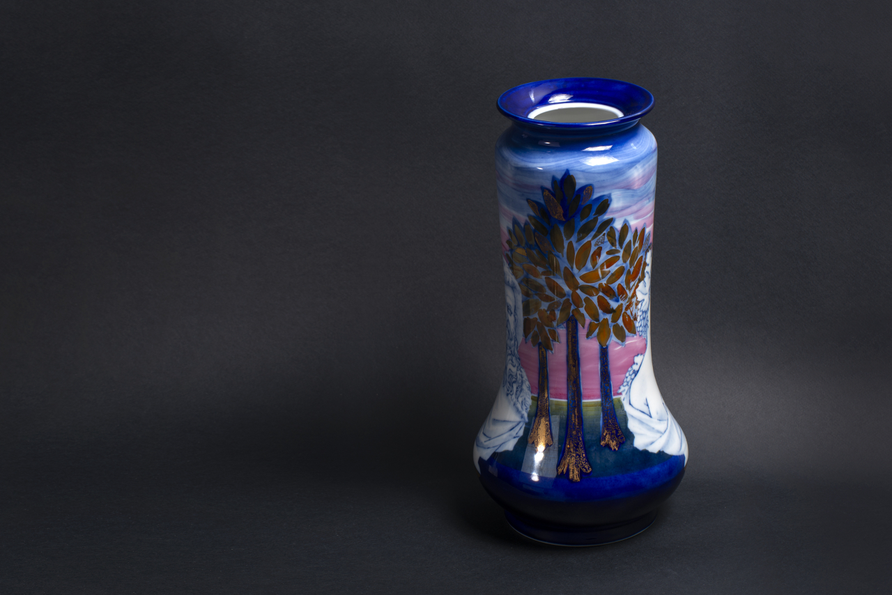 Ваза форма Альфа рисунок Летний сад. Зима и осень арт. 60.10811.00.1, 