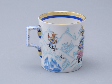 Сервиз чайный форма Гербовая рисунок Зимние забавы, 4 персоны 10 предметов арт. 81.20899.00.1