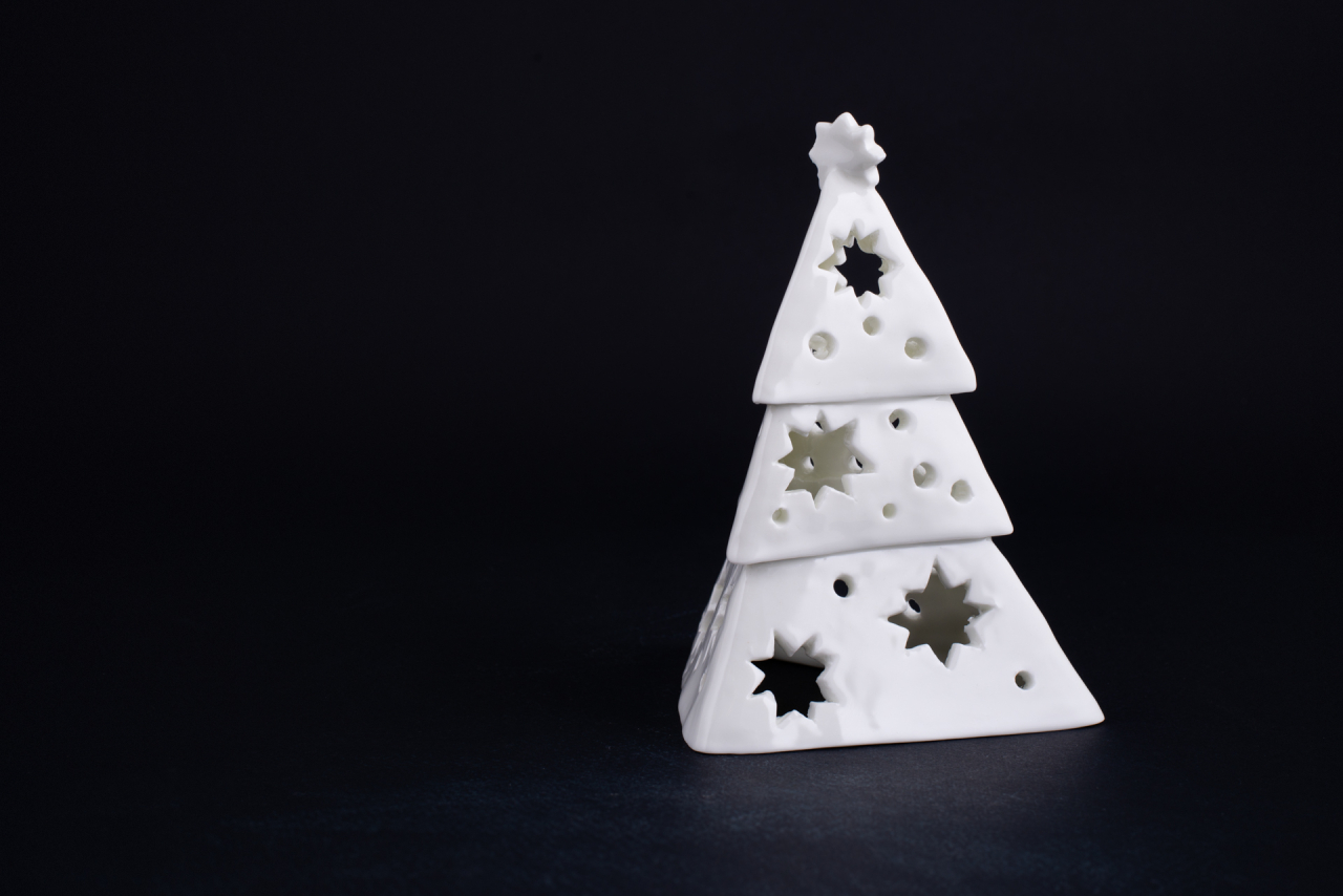 Подсвечник Елочка-звезда, Белая, арт 60.15235.00.1, 