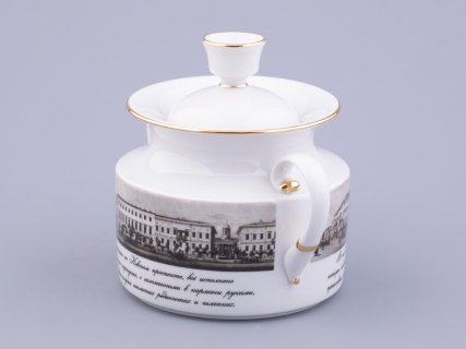 Сервиз чайный на 6 персон 15 предметов, форма Банкетная рисунок Великолепный Невский, арт. 81.32683.00.1, 