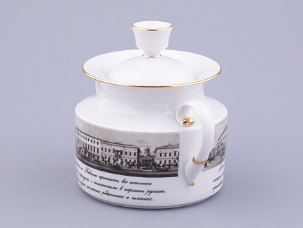 Сервиз чайный на 6 персон 15 предметов, форма Банкетная рисунок Великолепный Невский, арт. 81.32683.00.1