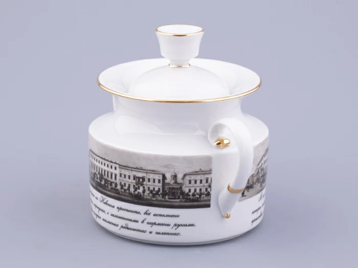 Сервиз чайный на 6 персон 15 предметов, форма Банкетная рисунок Великолепный Невский, арт. 81.32683.00.1, 