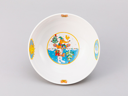 Подарочный набор трехпредметный комплект форма Карат рисунок Лесной праздник арт. 81.30217.00.1, 