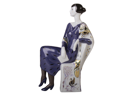 Скульптура Ахматова сидящая арт. 82.05182.00.1