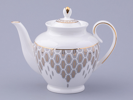 Чайник заварочный, рисунок Саламандра Грей, форма Весенняя 2, арт 80.44696.00.1