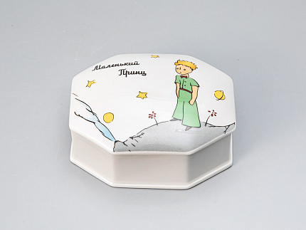 Шкатулка в подарочной упаковке, форма Граненая, рисунок Принц на планете арт. 81.23891.00.1