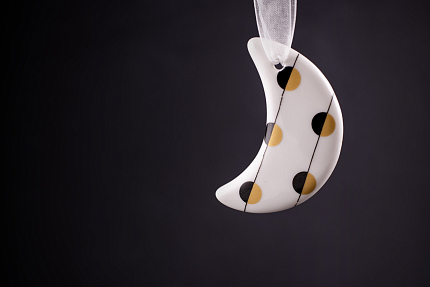 Елочная игрушка Месяц, арт 60.15992.00.1