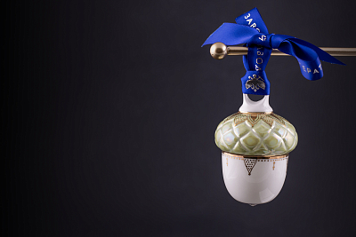 Елочная игрушка Желудь Салатовый, арт 60.21184.00.1