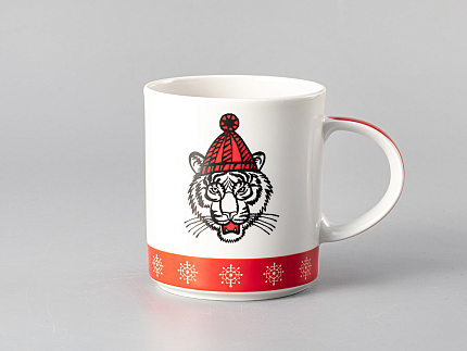 Кружка форма Стандарт рисунок Карнавал в красном арт. 80.37970.00.1