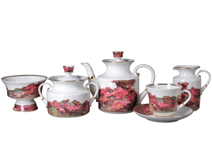 Сервиз чайный Банкетная Осень, 6 персон 16 предметов, арт. 81.24042.00.1, 