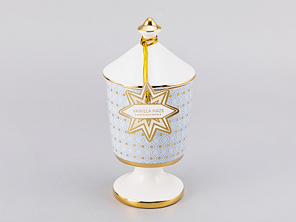 Подарочный Набор Свеча ароматическая рисунок Азур 2 аромат Ванильная дымка, арт. 81.30075.00.1