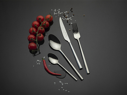 Комплект столовых приборов Модерн silver 4 персоны, 16 предметов арт. 14.12015.01