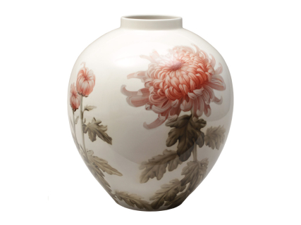 Ваза форма Круглая рисунок Хризантемы арт. 80.89425.00.1, 