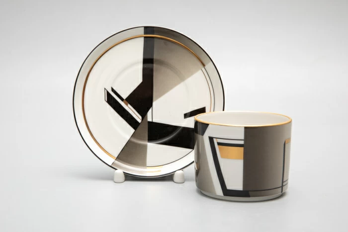 Чашка с блюдцем чайная форма Баланс рисунок Проект 1 арт. 81.28761.00.1, 