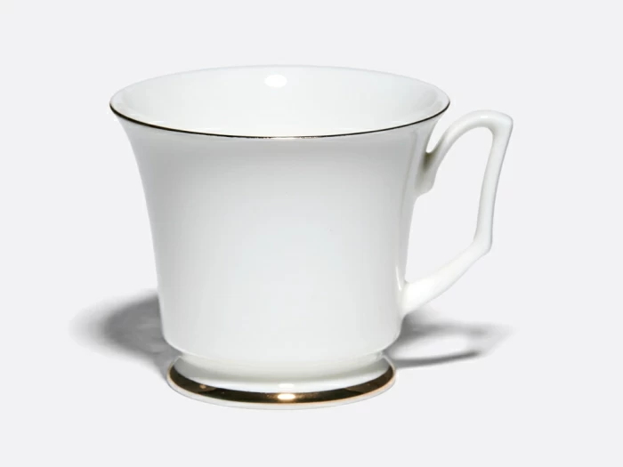 Чашка с блюдцем чайная 210 мл форма Юлия рисунок Золотая лента арт. 81.23998.00.1, 