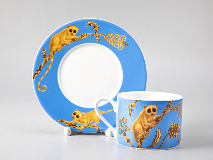 Чашка с блюдцем Лямурия Голубая арт. 81.29858.00.1