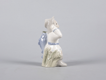 Скульптура Кот с рыбой Удача арт. 82.43056.00.1