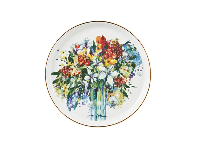 Чашка с блюдцем чайная форма Баланс рисунок Весенний букет/Spring Bouquet арт. 81.29232.00.1, 
