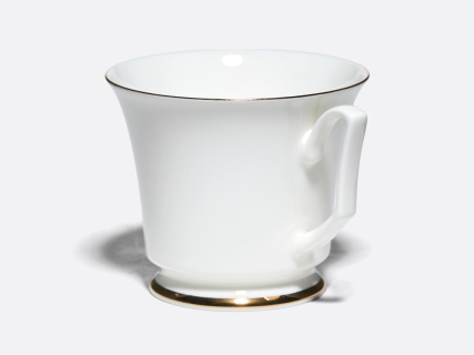 Чашка с блюдцем чайная 210 мл форма Юлия рисунок Золотая лента арт. 81.23998.00.1, 