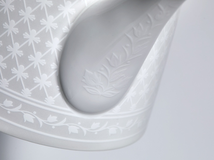 Сервиз чайный на 4 персоны 10 предметов в подарочной упаковке, форма Идиллия, рисунок Жемчужная сетка, арт. 81.34970.00.1, 