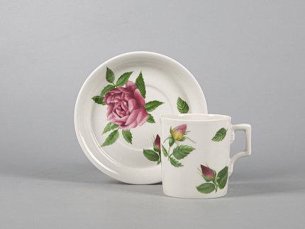 Сервиз чайный форма Гербовая рисунок Розариум 6 персон 14 предметов арт. 81.32001.00.1