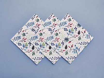 Салфетки бумажные, рисунок Календа, 33х33 см, 20 шт, арт 14.00973.05