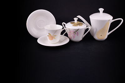 Сервиз чайный Август-2 14 предметов на 6 персон, форма Сад, арт 61.21063.00.1