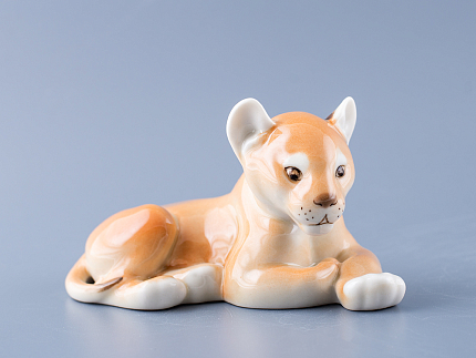 Скульптура Львенок лежащий малый размер арт. 82.01021.00.1