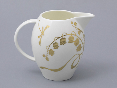 Сервиз чайный на 6 персон, 15 предметов, форма Оливия, рисунок Нежный ландыш, арт 81.31430.00.1