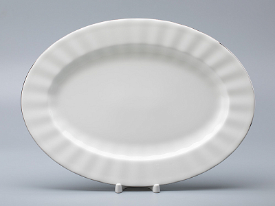 Сервиз столовый форма Нега рисунок Платиновая  лента, 6 персон 24 предмета арт. 81.30716.00.1