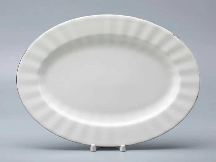 Сервиз столовый форма Нега рисунок Платиновая  лента, 6 персон 24 предмета арт. 81.30716.00.1, 