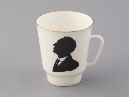 Чашка с блюдцем 165 мл форма Майская рисунок Русские писатели Блок, арт. 81.33298.00.1, 