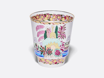 Чашка с блюдцем кофейная 165 мл.,  форма Майская, рисунок Голубое озеро арт. 81.13568.00.1