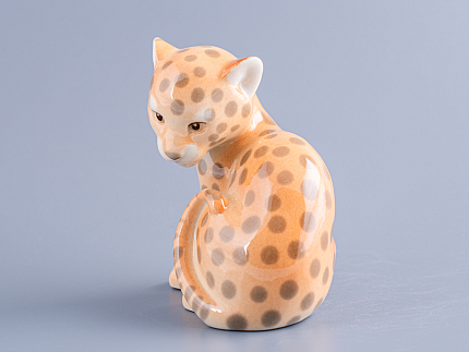Скульптура Маленький леопард арт. 82.01060.00.1