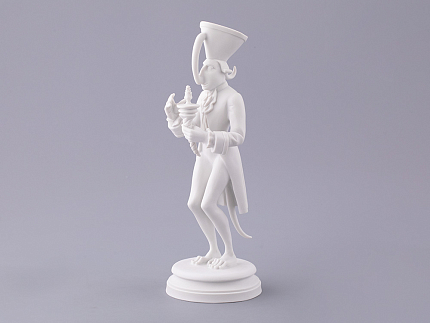 Скульптура в подарочной упаковке, форма Карнавал 2, рисунок Белый, арт. 81.33714.00.1