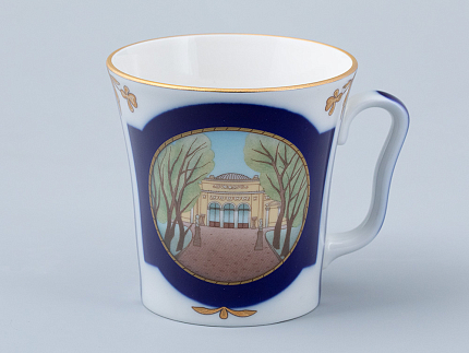 Бокал с блюдцем форма Ленинградский рисунок Летний сад Петра I арт. 81.31479.00.1