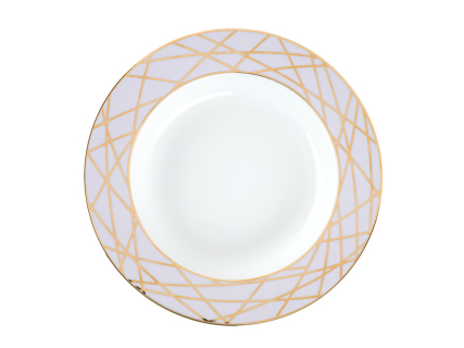 Тарелка глубокая 225 мм, форма Европейская-2, рисунок Морозная сказка, арт. 80.96943.00.1, 