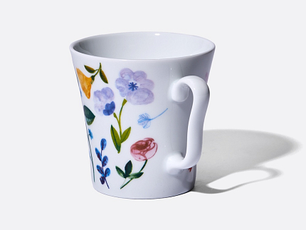 Бокал с блюдцем форма Ленинградский рисунок Primavera (Примавера), арт. 81.34502.00.1