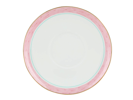 Подарочный набор чашек с блюдцем форма Ландыш рисунок Обруч и Булавы на 2 персоны арт. 81.28504.00.1