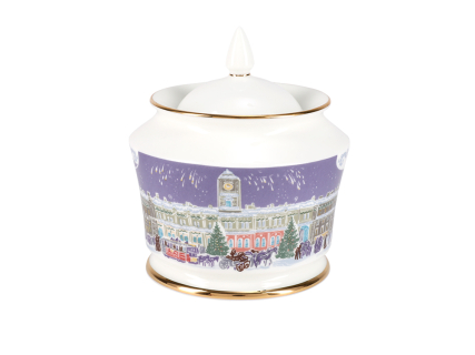 Сервиз чайный форма Юлия рисунок Серебряные коньки, 6 персон 14 предметов арт. 81.29098.00.1, 