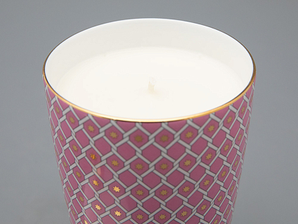 Подарочный набор Свеча ароматическая Идиллия Астра 2 аромат Вишневый сад, арт 81.33302.00.1