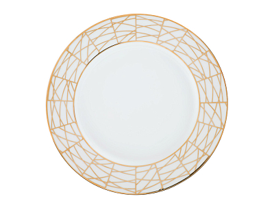 Тарелка 250 мм, форма Европейская-2, рисунок Красный 1, арт. 80.86071.00.1