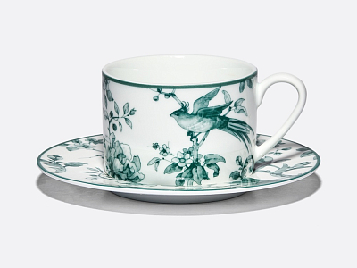 Чашка с блюдцем форма Соло Рисунок Monplaisir Green (Монплезир Грин), арт. 81.32898.00.1
